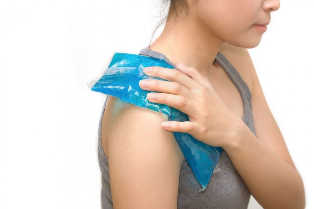 Compress for shoulders with arthrosis to relieve pain