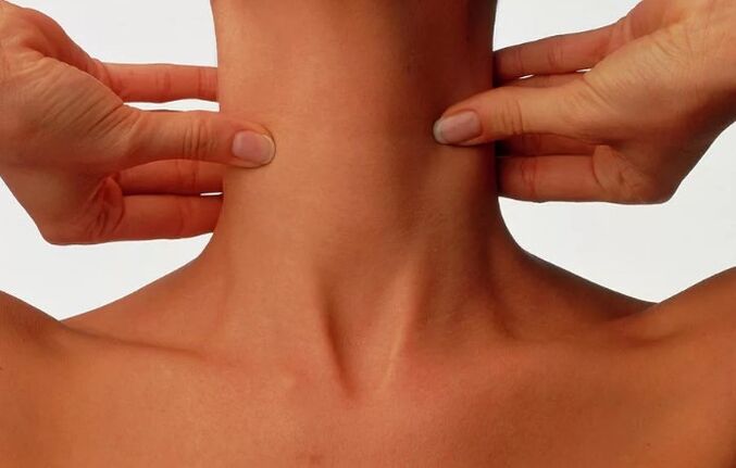 Self-massage the neck
